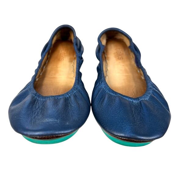 Tieks Women’s Blue Patent Leather Slip On Flat Size US 7 - Picture 7 of 11